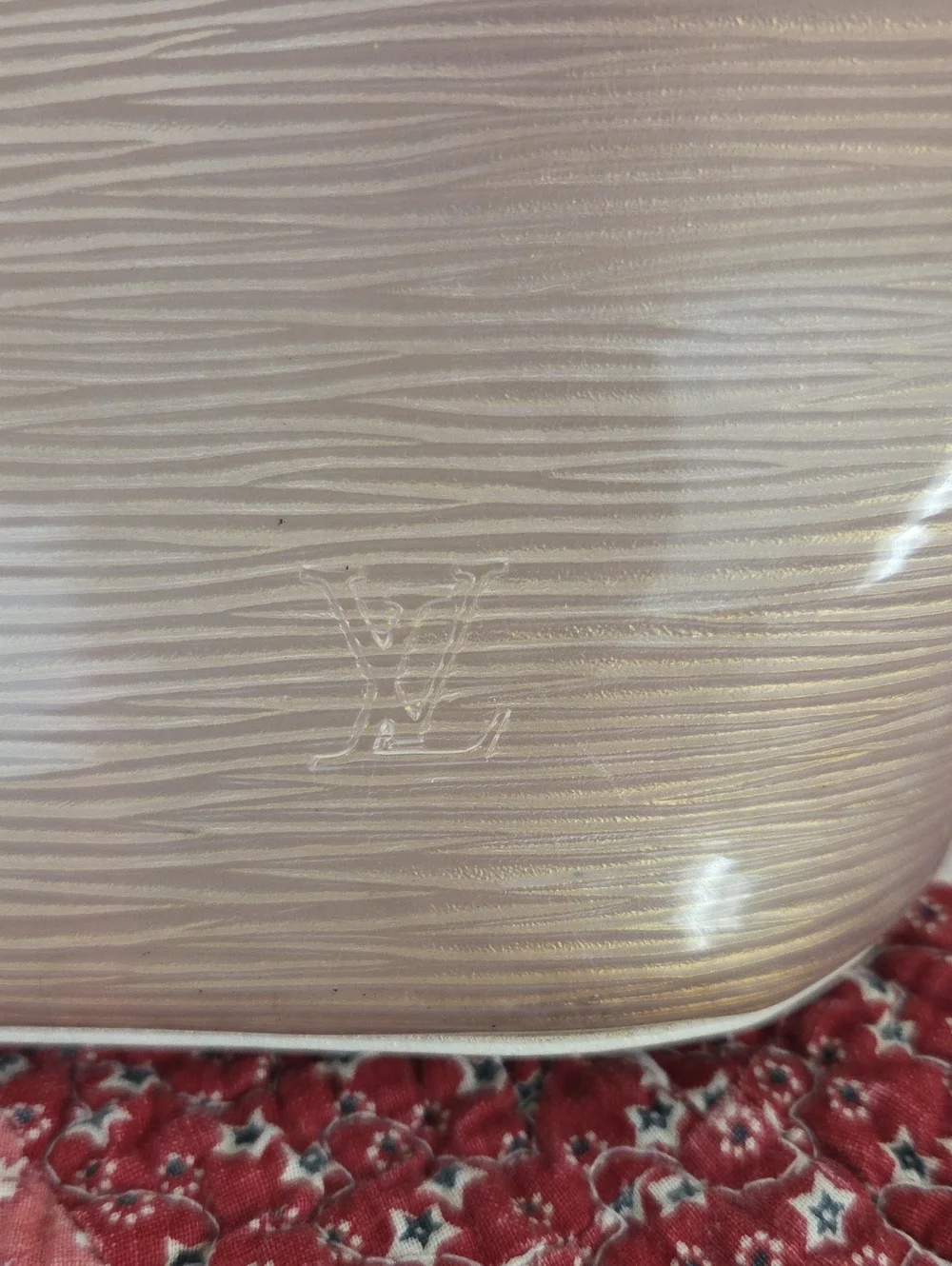 Louis Vuitton Epi Plage Lagoon Bay Clear Rare w/ unbranded insert organizer